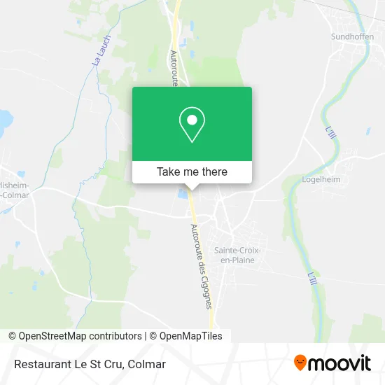 Restaurant Le St Cru map