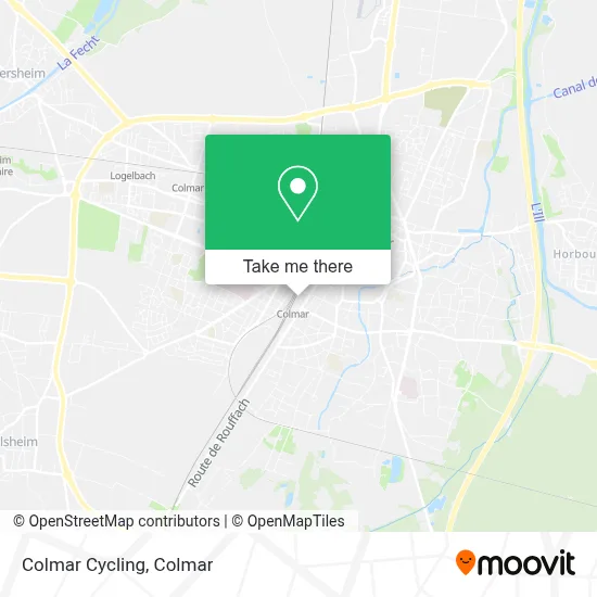 Mapa Colmar Cycling