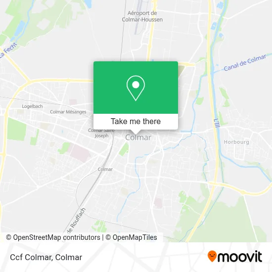 Mapa Ccf Colmar