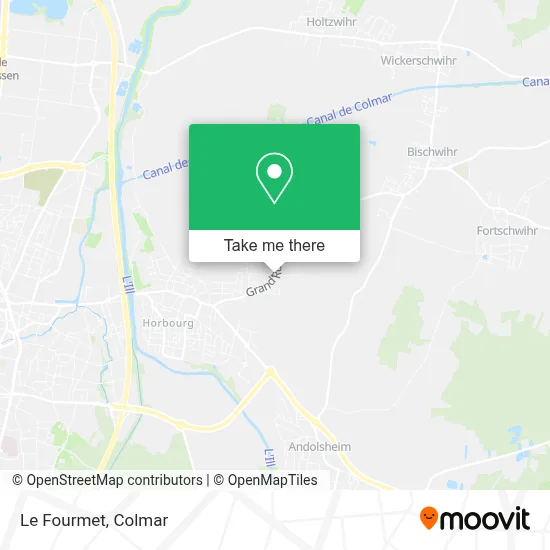 Le Fourmet map