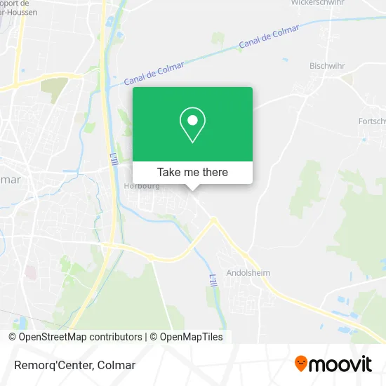 Remorq'Center map