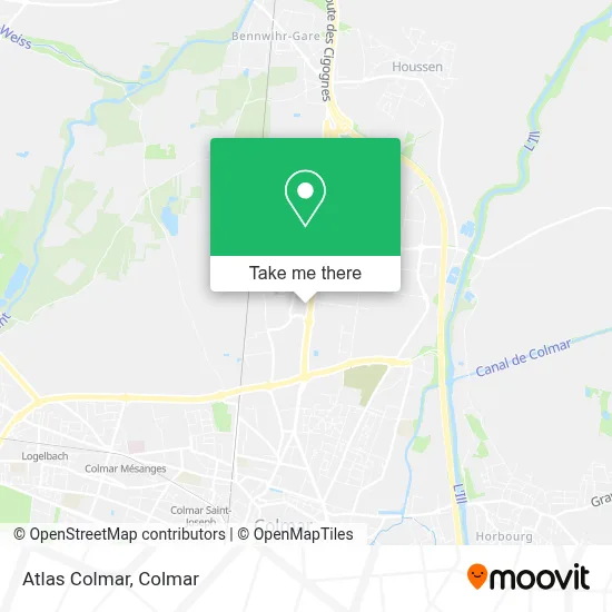 Mapa Atlas Colmar