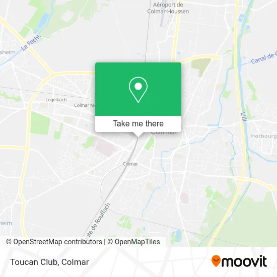 Toucan Club map