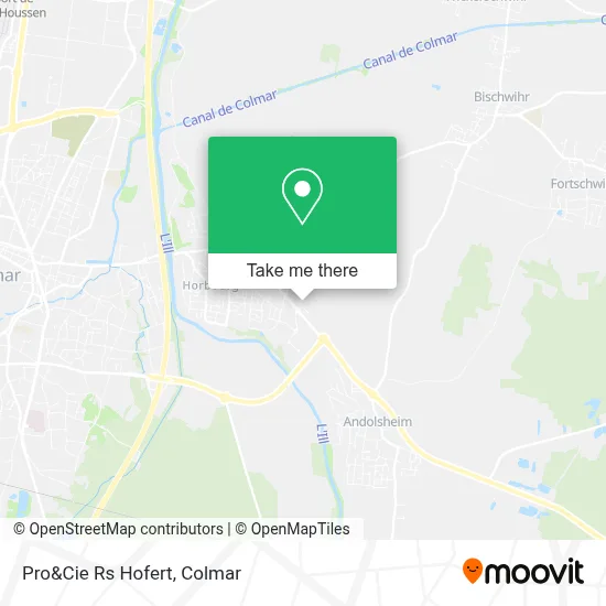 Pro&Cie Rs Hofert map