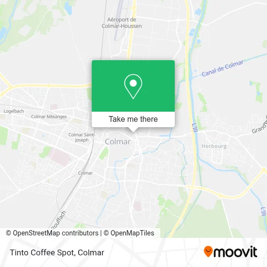 Tinto Coffee Spot map