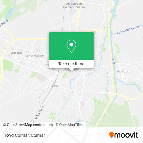 Mapa Rwd Colmar