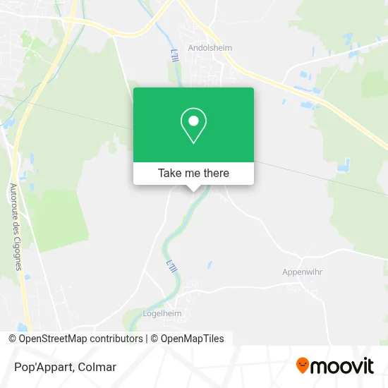 Pop'Appart map