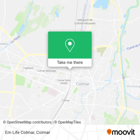 Mapa Em Life Colmar
