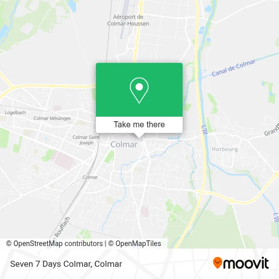 Seven 7 Days Colmar map