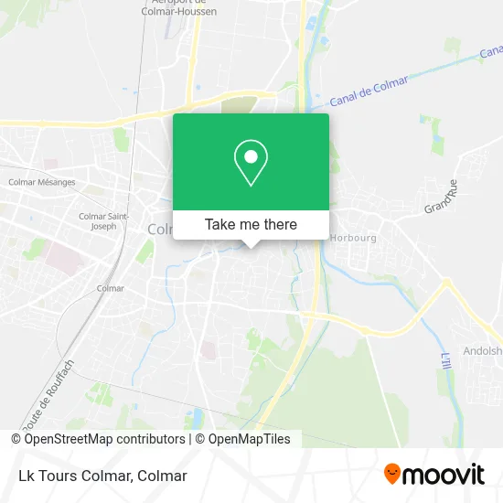 Lk Tours Colmar map