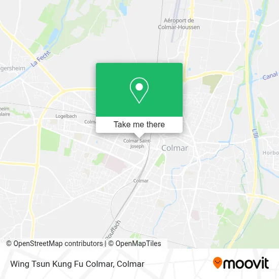 Wing Tsun Kung Fu Colmar map