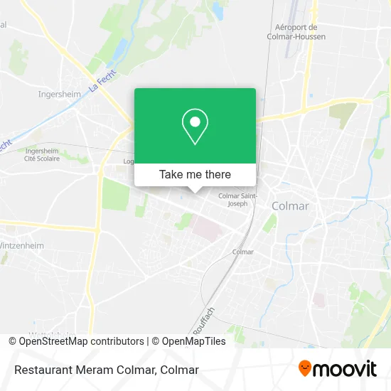 Mapa Restaurant Meram Colmar