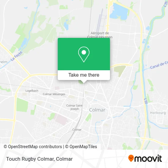 Touch Rugby Colmar map