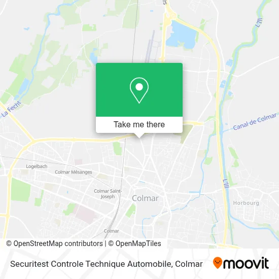 Securitest Controle Technique Automobile map