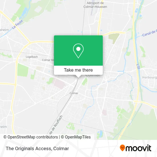 The Originals Access map