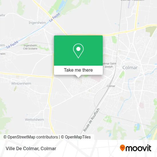 Ville De Colmar map