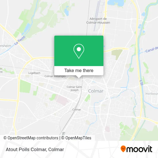 Mapa Atout Poils Colmar