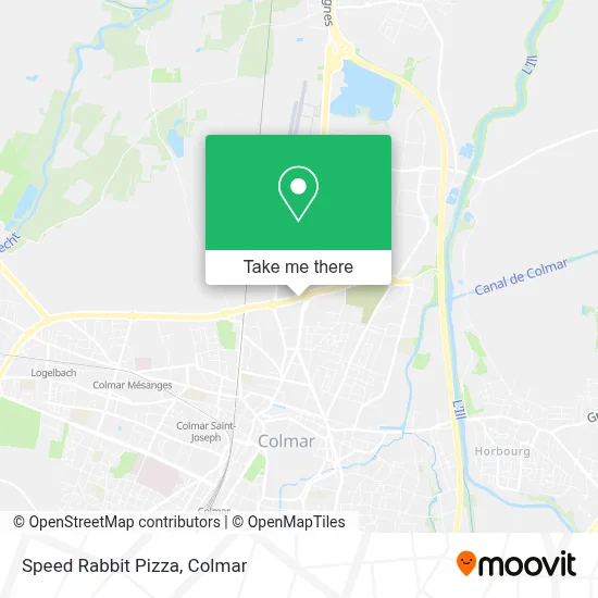 Speed Rabbit Pizza map