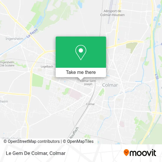 Le Gem De Colmar map