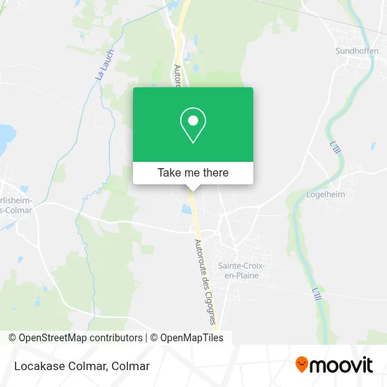 Locakase Colmar map