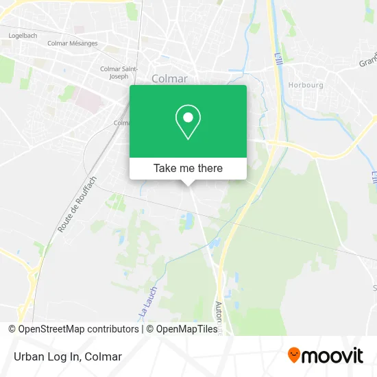 Urban Log In map