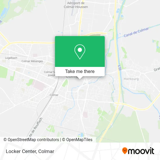 Mapa Locker Center