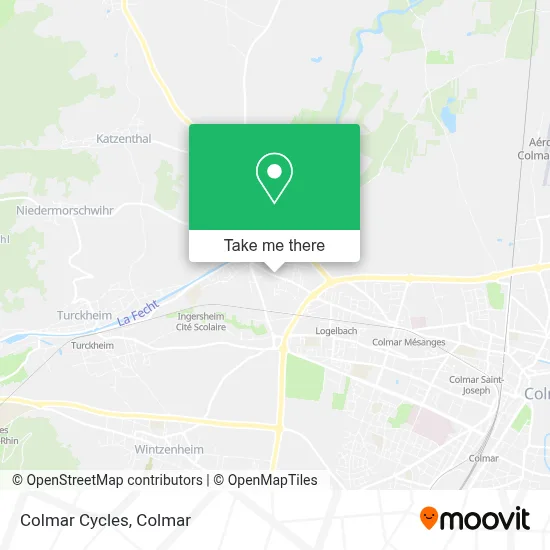 Mapa Colmar Cycles