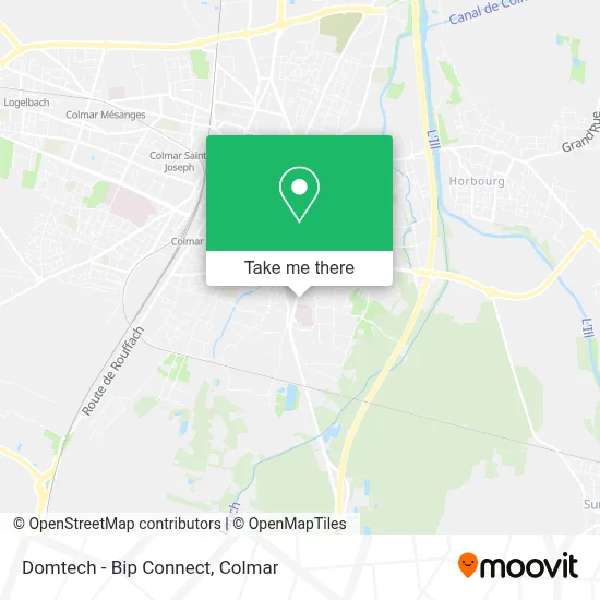 Mapa Domtech - Bip Connect