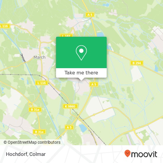 Mapa Hochdorf