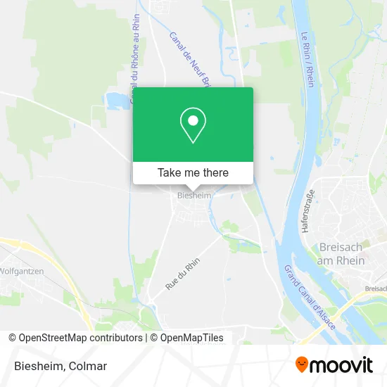 Biesheim map