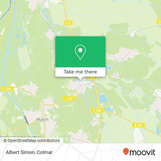 Mapa Albert Simon