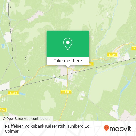 Raiffeisen Volksbank Kaiserstuhl Tuniberg Eg map