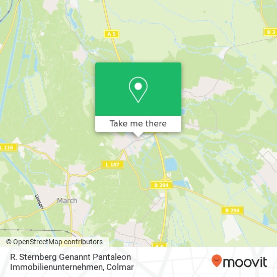 R. Sternberg Genannt Pantaleon Immobilienunternehmen map