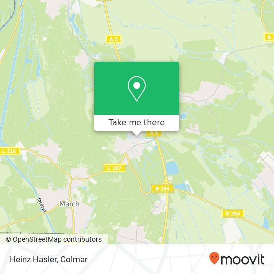 Mapa Heinz Hasler