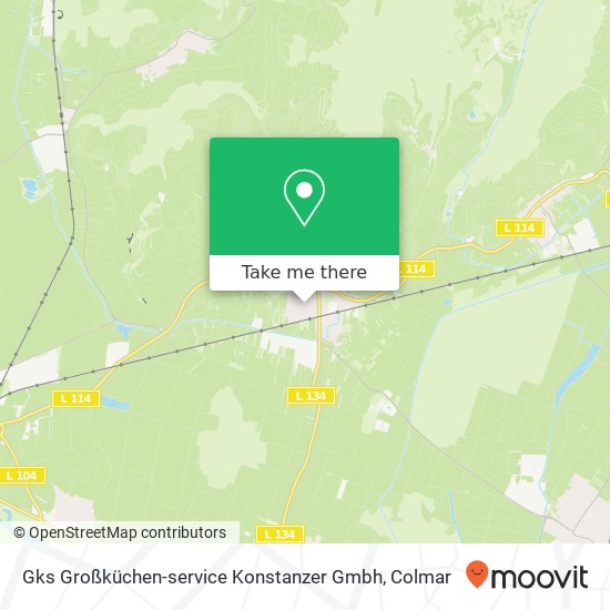 Gks Großküchen-service Konstanzer Gmbh map