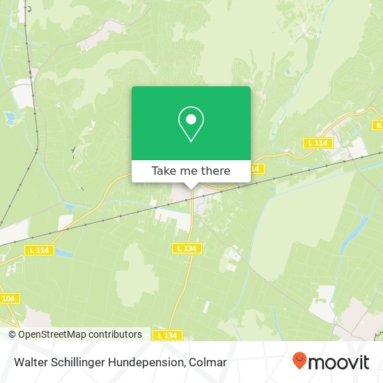 Walter Schillinger Hundepension map