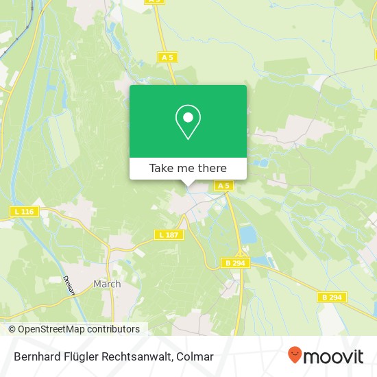 Bernhard Flügler Rechtsanwalt map