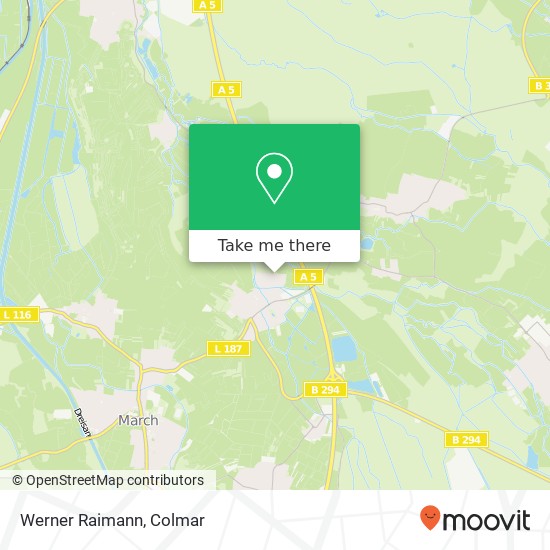 Mapa Werner Raimann