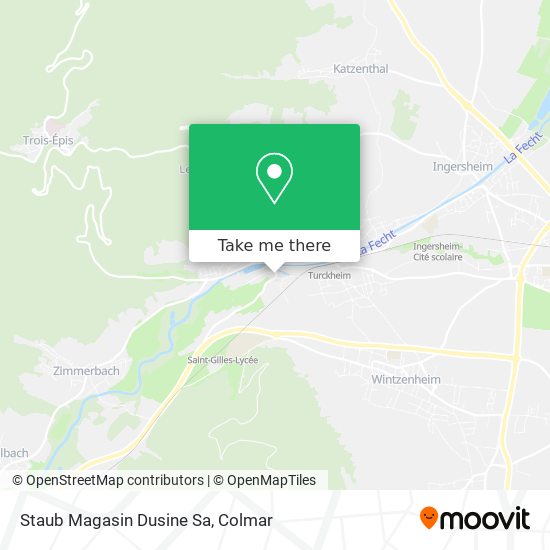 Staub Magasin Dusine Sa map