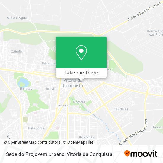 Sede do Projovem Urbano map