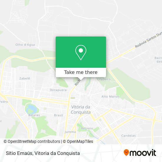 Sítio Emaús map