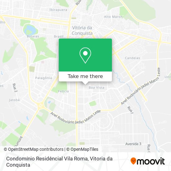 Mapa Condomínio Residêncial Vila Roma