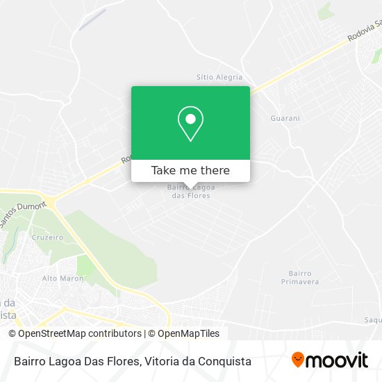 Bairro Lagoa Das Flores map