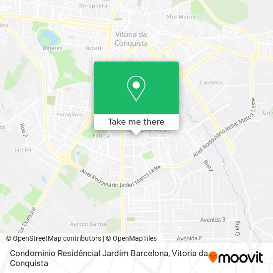 Mapa Condomínio Residêncial Jardim Barcelona