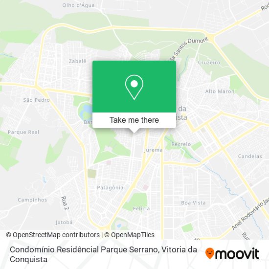Condomínio Residêncial Parque Serrano map