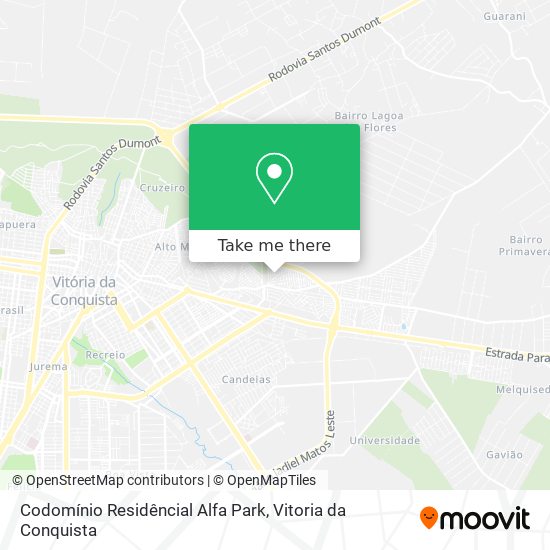 How to get to Codomínio Residêncial Alfa Park in Alto Maron by Bus?
