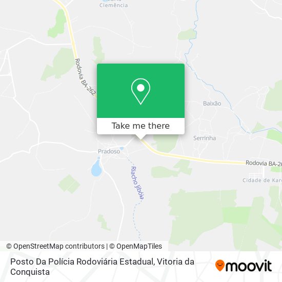Posto Da Polícia Rodoviária Estadual map