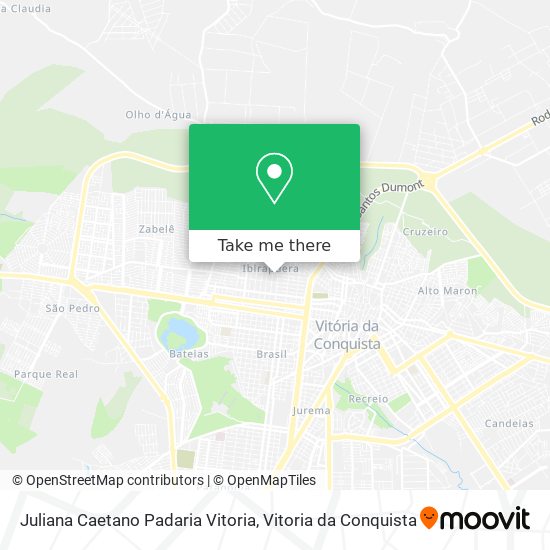 Juliana Caetano Padaria Vitoria map