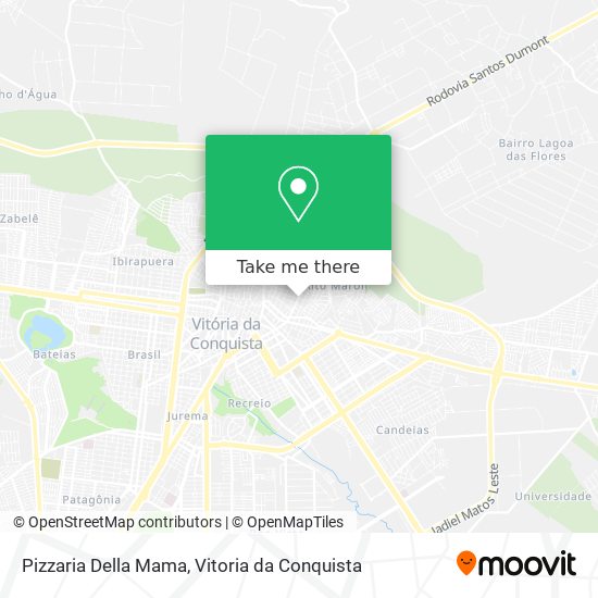 Pizzaria Della Mama map