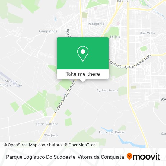 Parque Logístico Do Sudoeste map